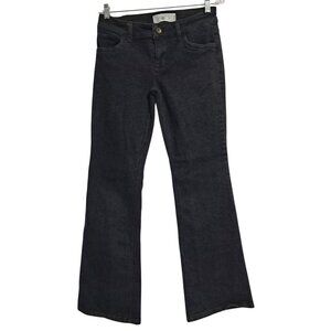 Y2K Izod Bootcut Jeans Womens Size 4 Denim Pants Black Cotton Blend Modern Fit F
